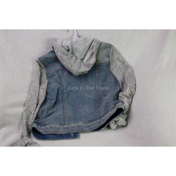 Mudd Girls Jean Jacket with Hood, Size 16 girls New w/tag - Picture 5 of 5